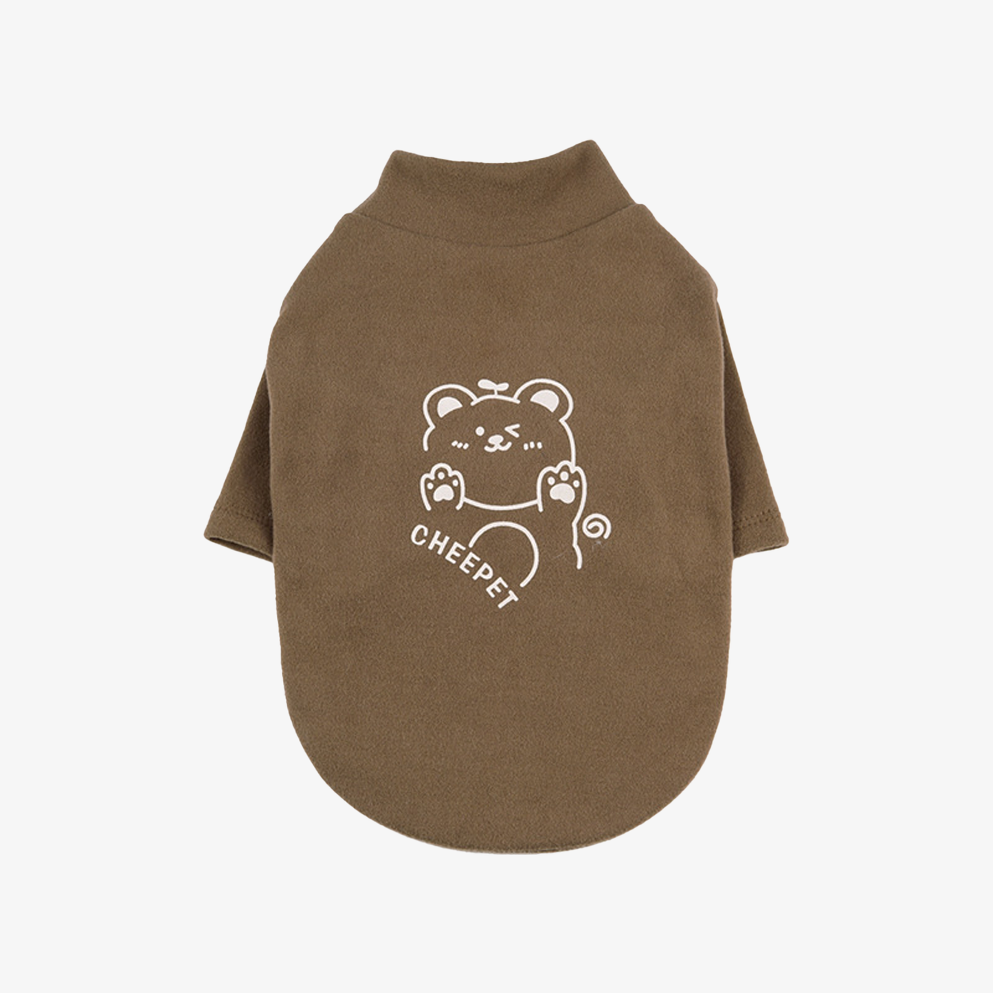 Cute Bear Printed Warm Shirts